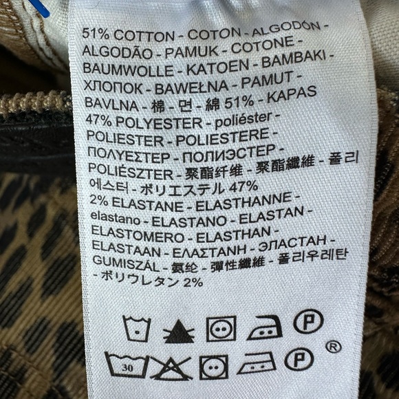 Levi's Brown Leopard Print Ankle Pants - Picture 15 of 15